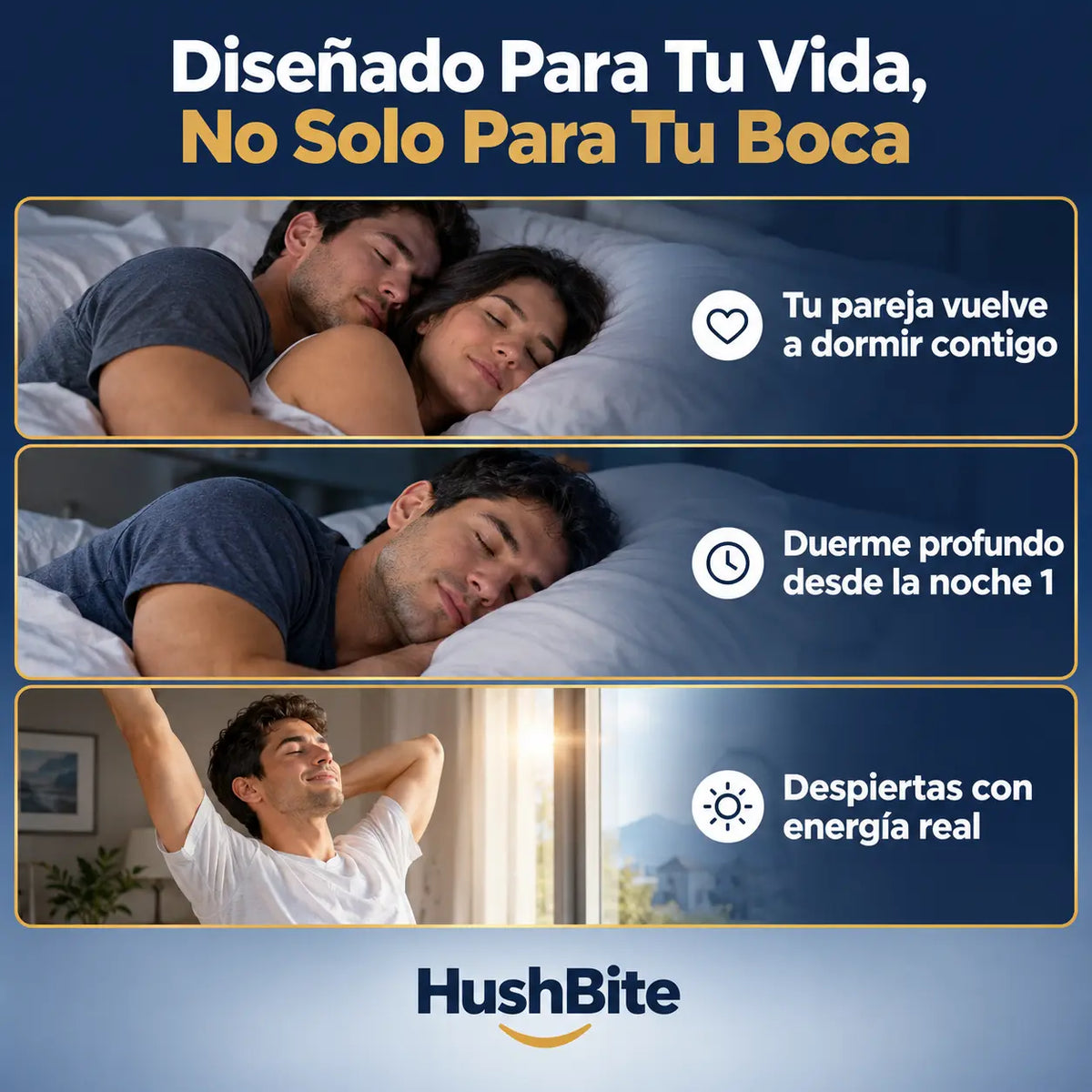 HushBite™ Silencia tus Noches